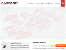 Tablet Screenshot of firefightingvehicles.com